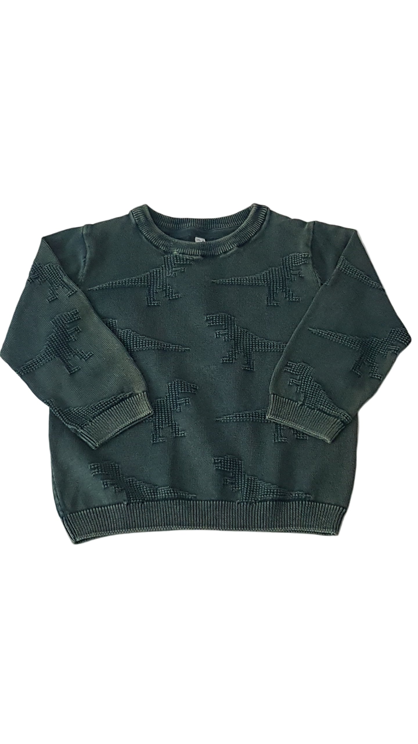 M&S KOPTATOTT, DINÓS KISFIÚ PULÓVER 92