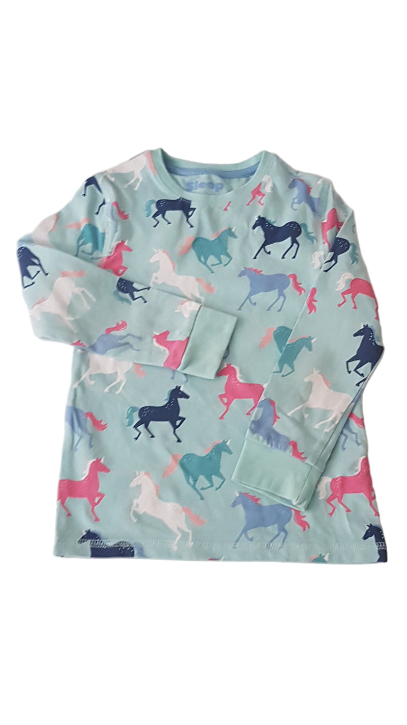 M&S UNICORN MINTÁS KISLÁNY PIZSAMA FELSŐ 110