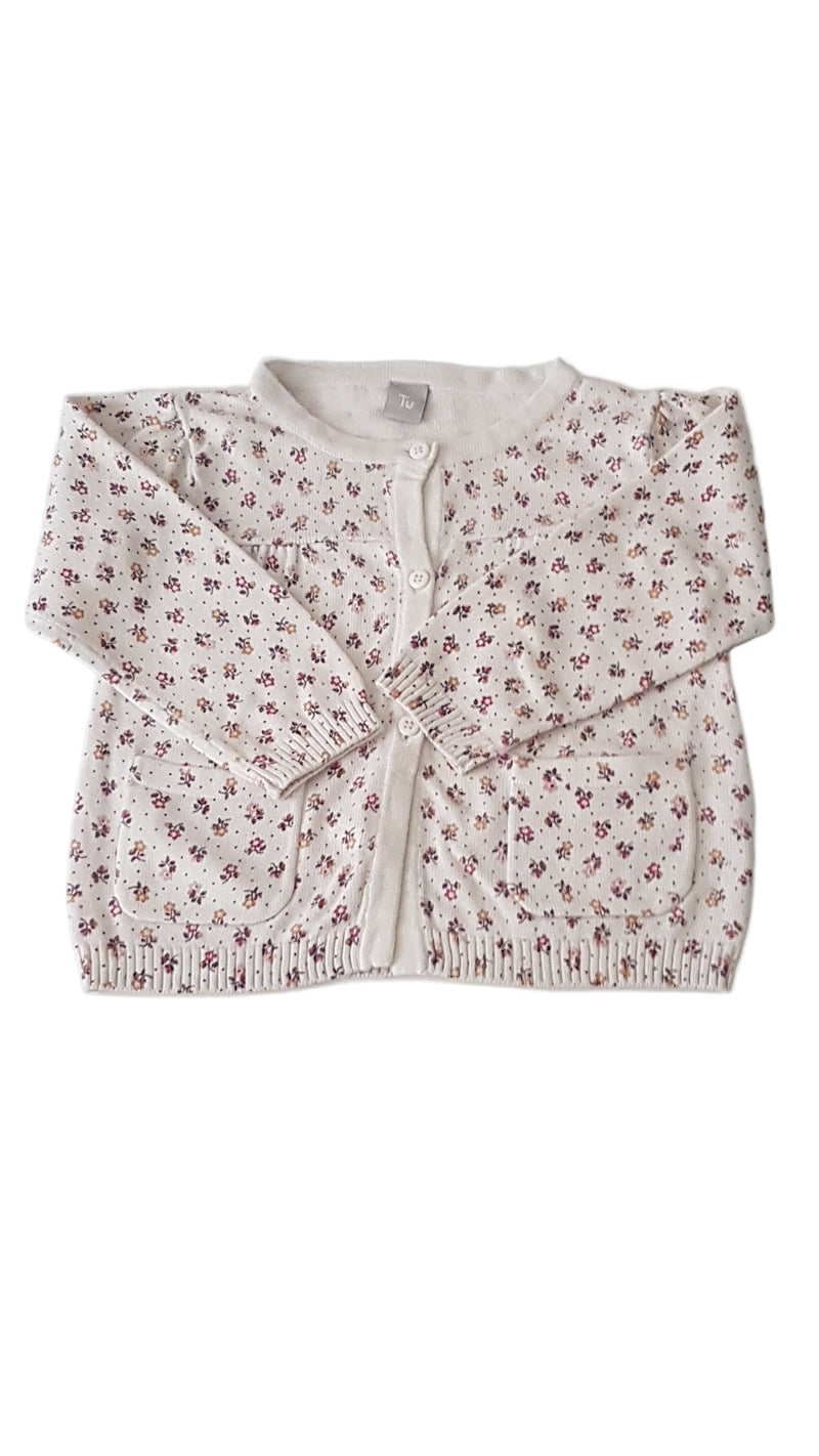 TU APRÓ VIRÁGOS KISLÁNY KARDIGÁN 80-86