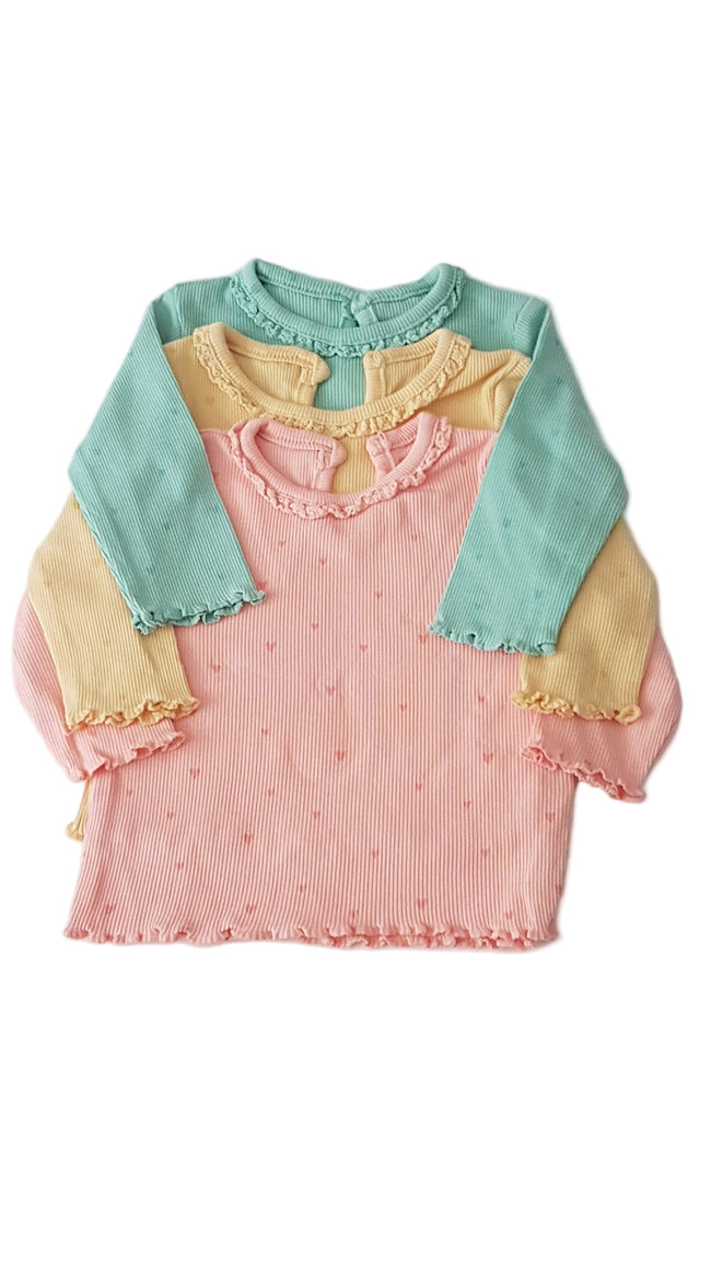 ÚJ GEORGE BORDÁZOTT, SZÍVECSKÉS KISLÁNY FELSŐ SZETT 50-56 Hover Image