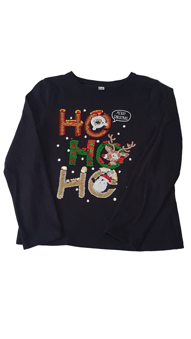 F&F  FLITTERES UNISEX KARÁCSONYI FELSŐ   134 Hover Image