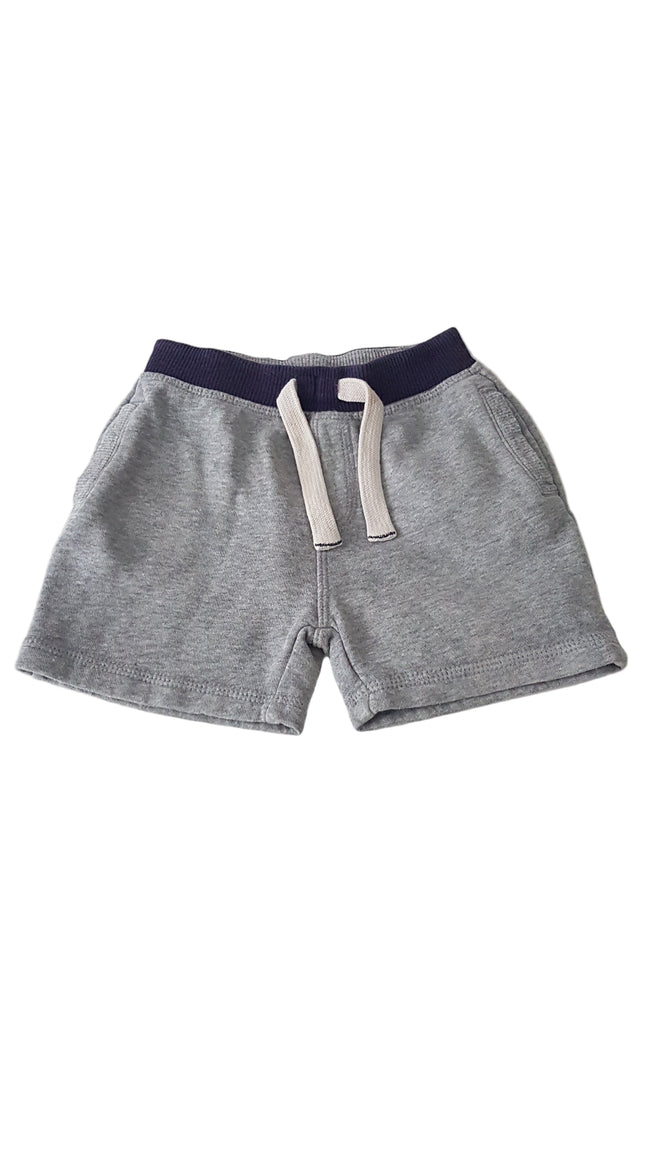 MATALAN SZÜRKE SZÍNŰ KISFIÚ PAMUT RÖVIDNADRÁG 74-80 Hover Image