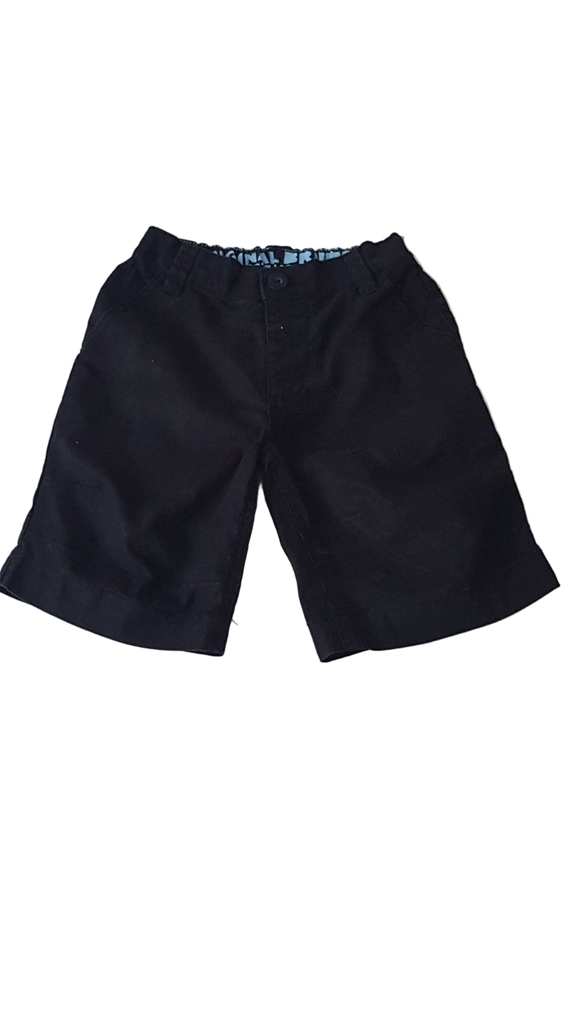 NEXT FEKETE SZÍNŰ KISFIÚ VÁSZON BERMUDA ÁLLÍTHATÓ GUMIS DERÉKRÉSSZEL 104