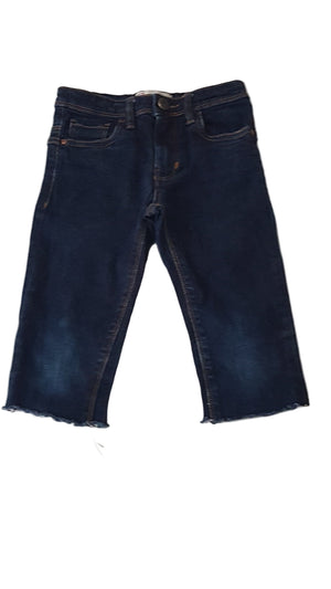 MATALAN   STRETCH SKINNY KISFIÚ FARMER  BERMUDA  ÁLLÍTHATÓ GUMIS DERÉKRÉSSZEL   116-122