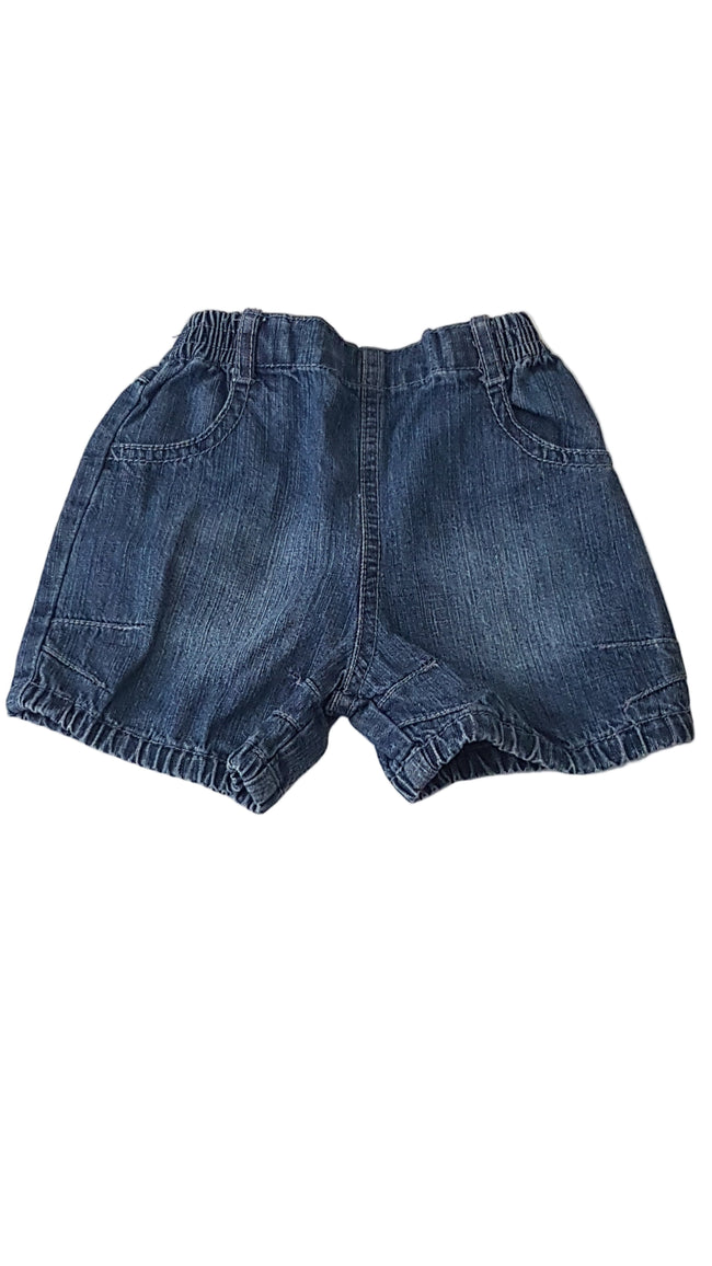 DEBENHAMS  KOPTATOTT KISFIÚ RÖVIDNADRÁG GUMIS DERÉKRÉSSZEL 62 Hover Image