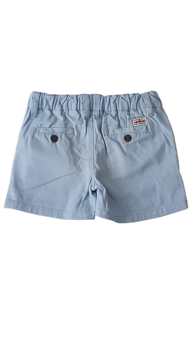 BEN SHERMAN ELEGÁNS, VILÁGOSKÉK KISFIÚ RÖVIDNADRÁG GUMIS DERÉKRÉSSZEL  98 Main Image