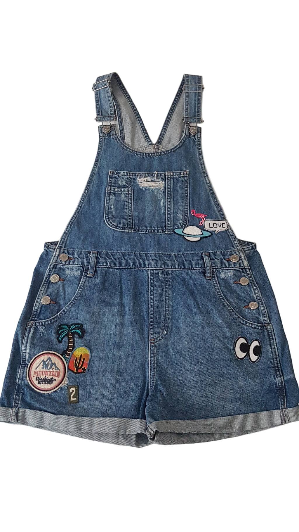 TOPSHOP KANTÁROS KISLÁNY FARMERNADRÁG  164-176