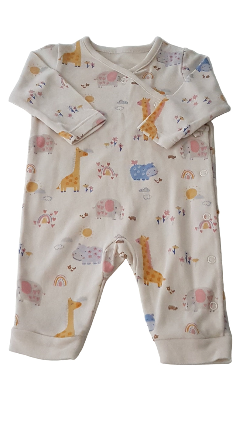 GEORGE ARANYOS ÁLLATOS KISLÁNY RUGDALÓZÓ 56-62