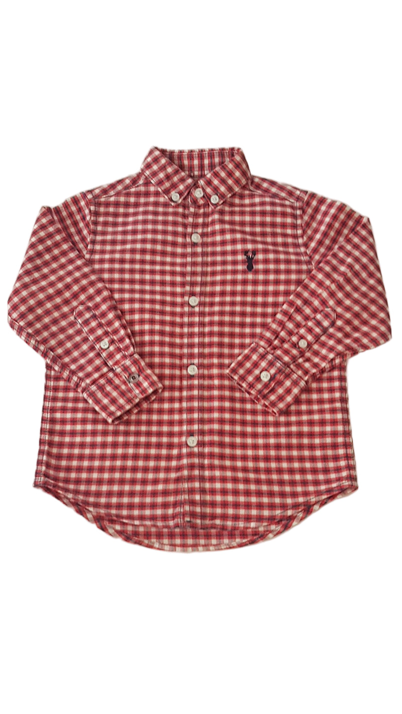 NEXT APRÓ KOCKÁS , ELEGÁNS KISFIÚ ING 98