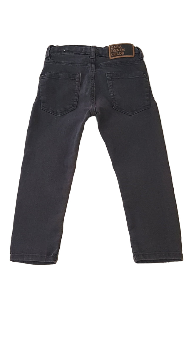 ZARA DENIM KISFIÚ FARMERNADRÁG ÁLLÍTHATÓ GUMIS DERÉKRÉSSZEL 98 Main Image