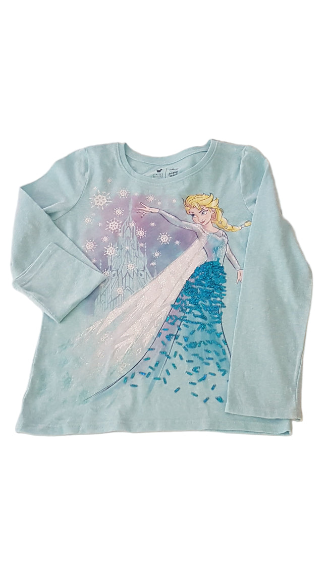 DISNEY ELSA  CSODASZÉP CSILLOGÓS KISLÁNY FELSŐ 110 Hover Image