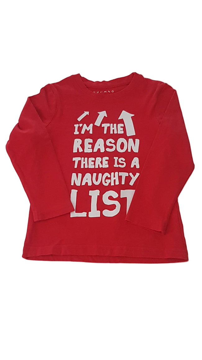 NUTMEG FELIRATOS KISFIÚ FELSŐ 110 Hover Image