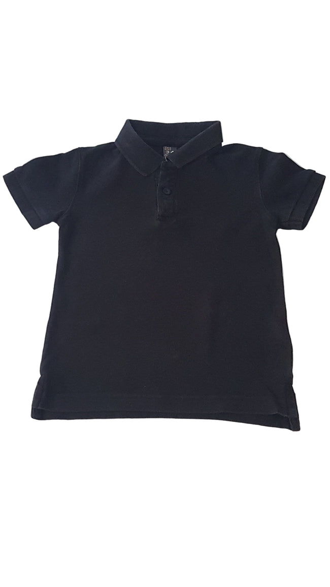 ZARA FEKETE SZÍNŰ, GOMBOS GALLÉROS  KISFIÚ PÓLÓ 104 Hover Image