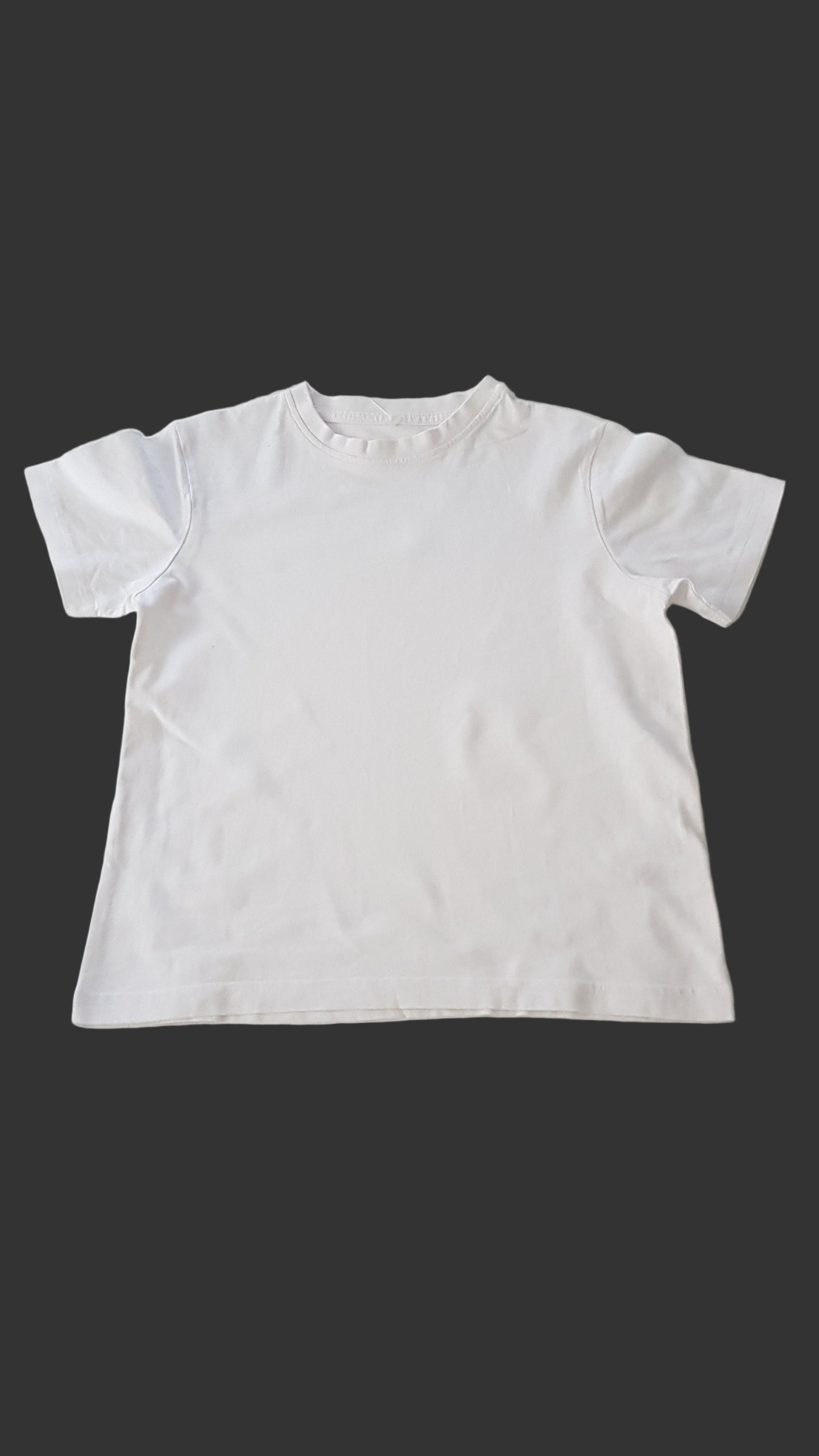 ÚJ TU FEHÉR SZÍNŰ KISFIÚ PÓLÓ 116