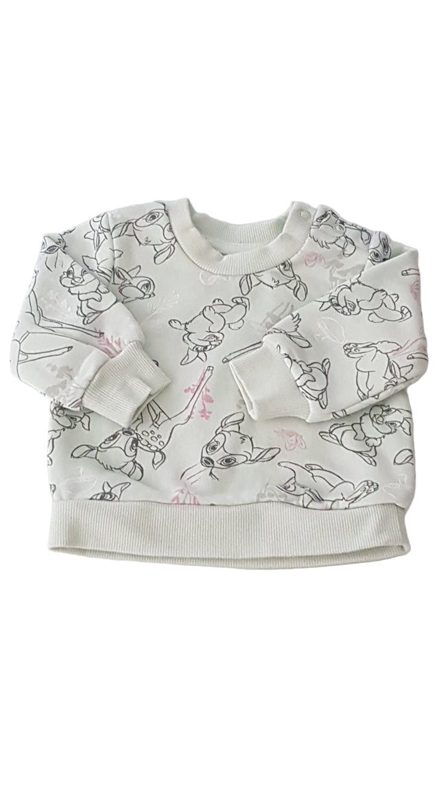PRIMARK DISNEY BAMBI KISLÁNY PULÓVER 62 Hover Image