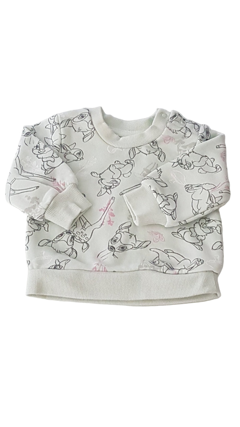PRIMARK DISNEY BAMBI KISLÁNY PULÓVER 62