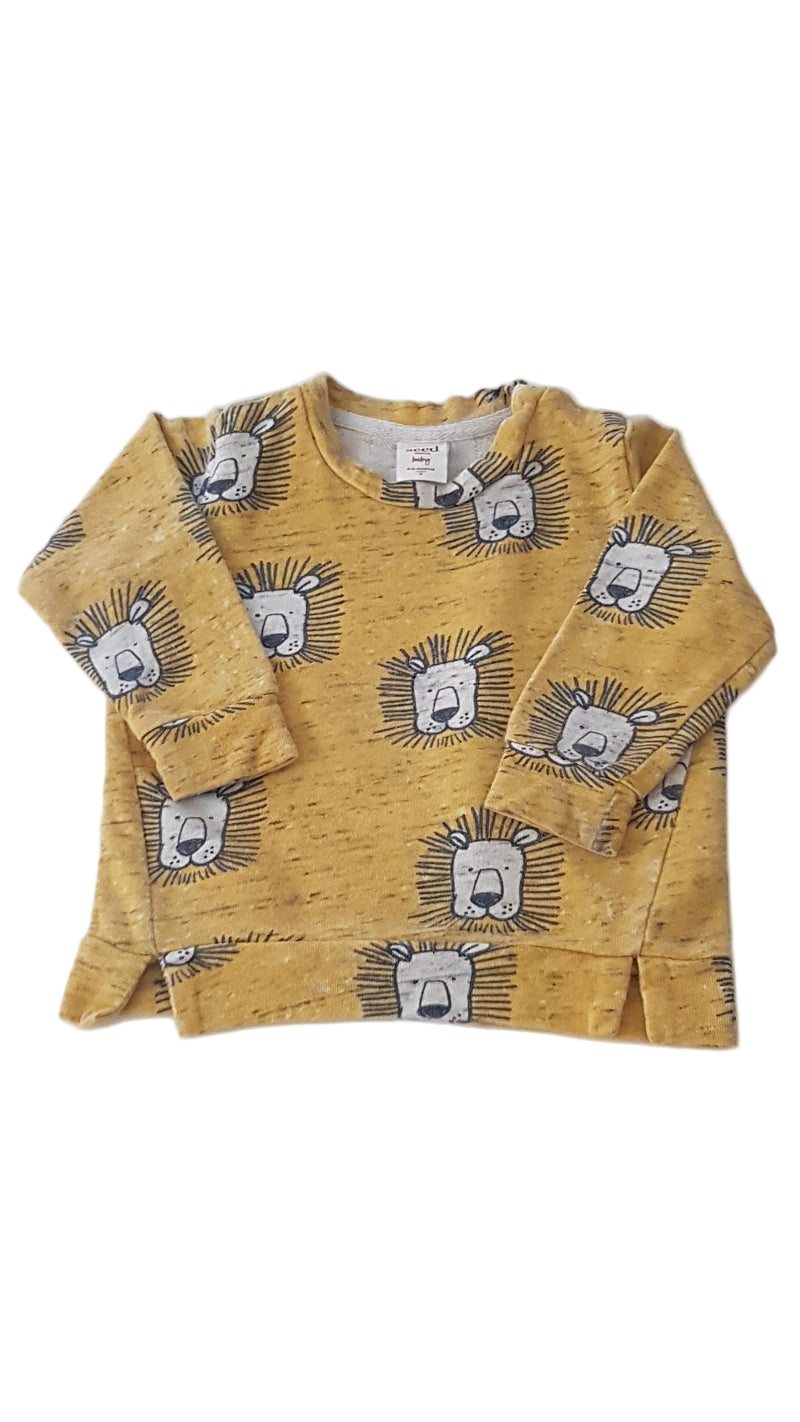 SEED BABY OROSZLÁNOS KISFIÚ PULÓVER 74-80