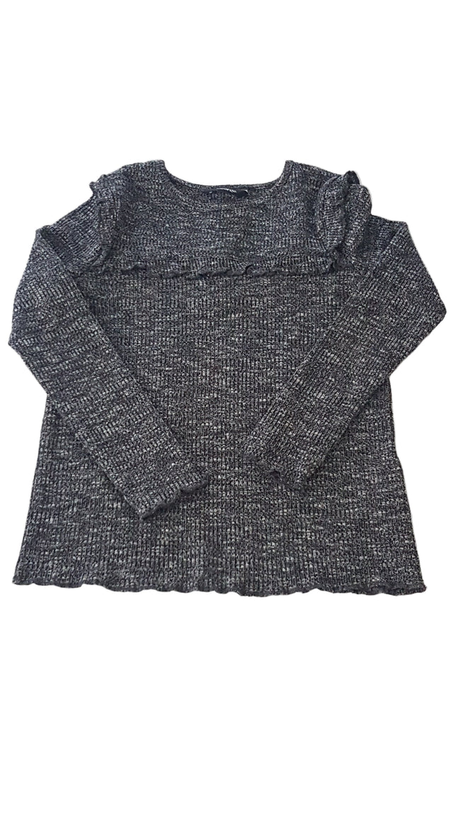 GEORGE SZÜRKE SZÍNŰ KISLÁNY DIVAT PULÓVER  116-122 Hover Image