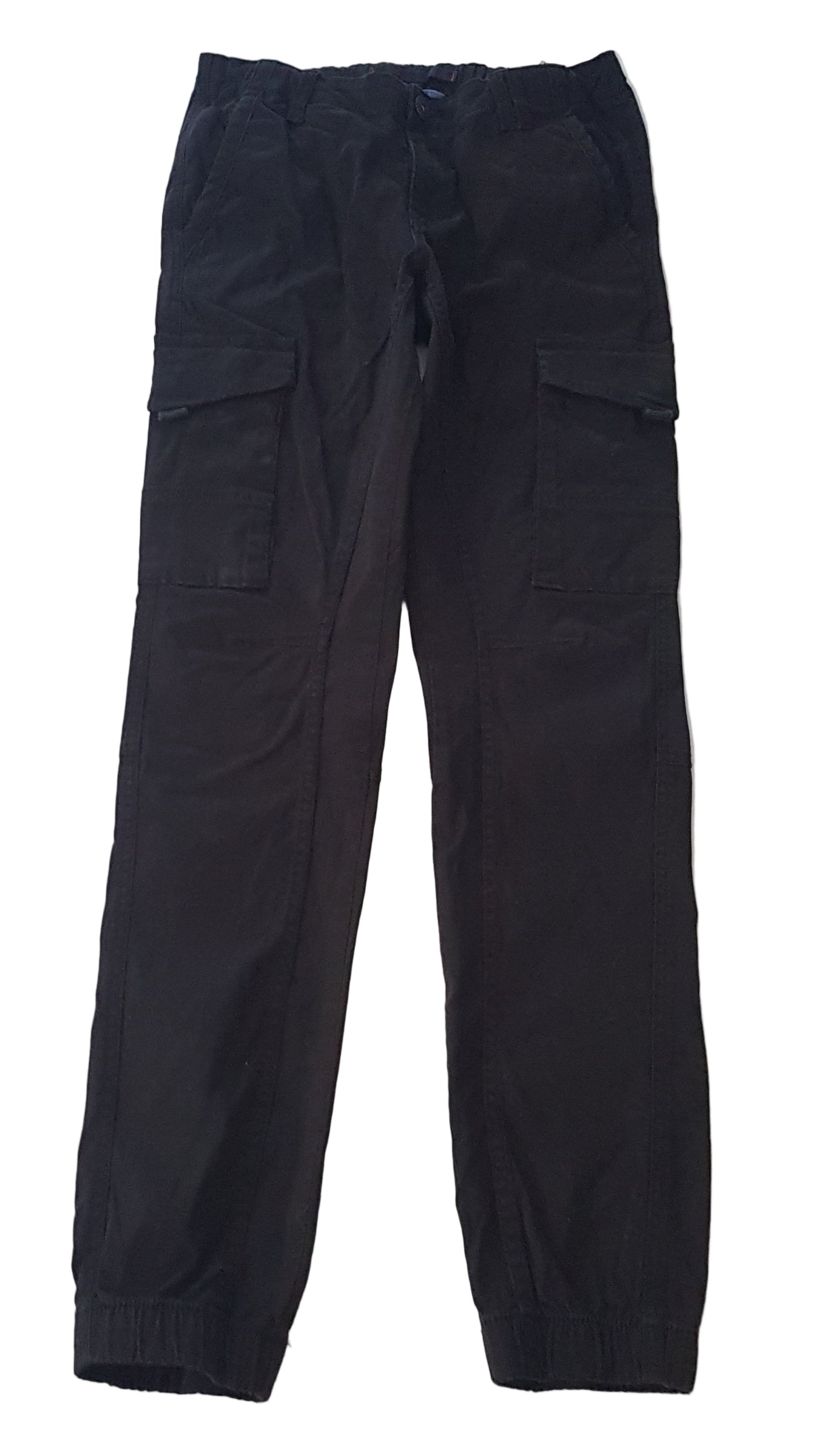 JACKS&JONES FEKETE SZÍNŰ KISFIÚ JOGGER ÁLLÍTHATÓ GUMIS DERÉKRÉSSZEL 164