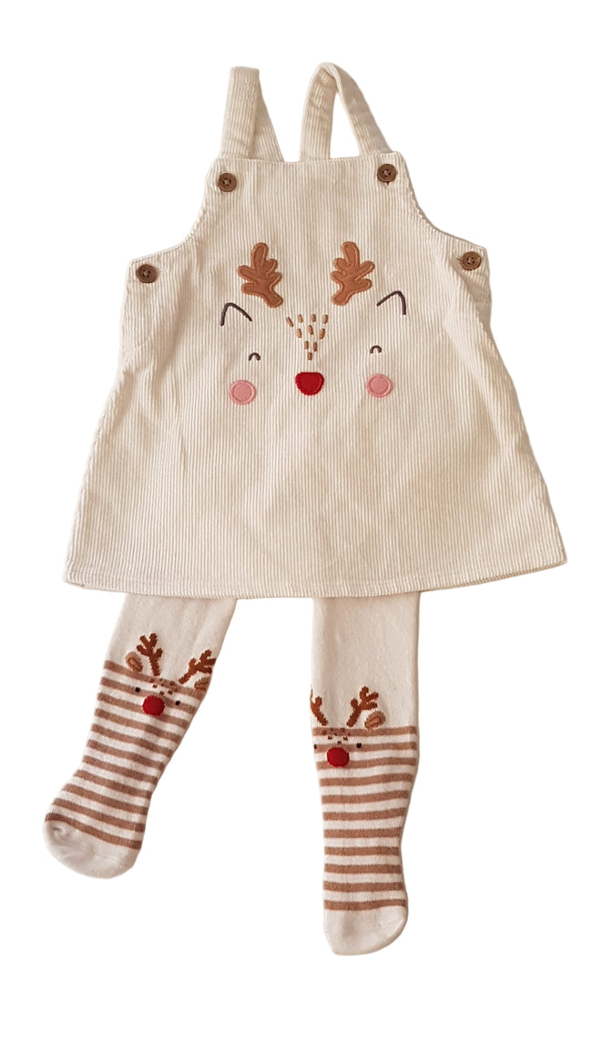 GEORGE TÜNDÉRI, KARÁCSONYI MINTÁS,  KISLÁNY RUHÁCSKA 68 Hover Image