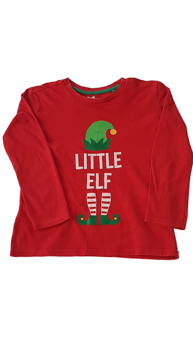 R.N.G. LITTLE ELF , KARÁCSONYOS KISFIÚ FELSŐ 110-116 Hover Image