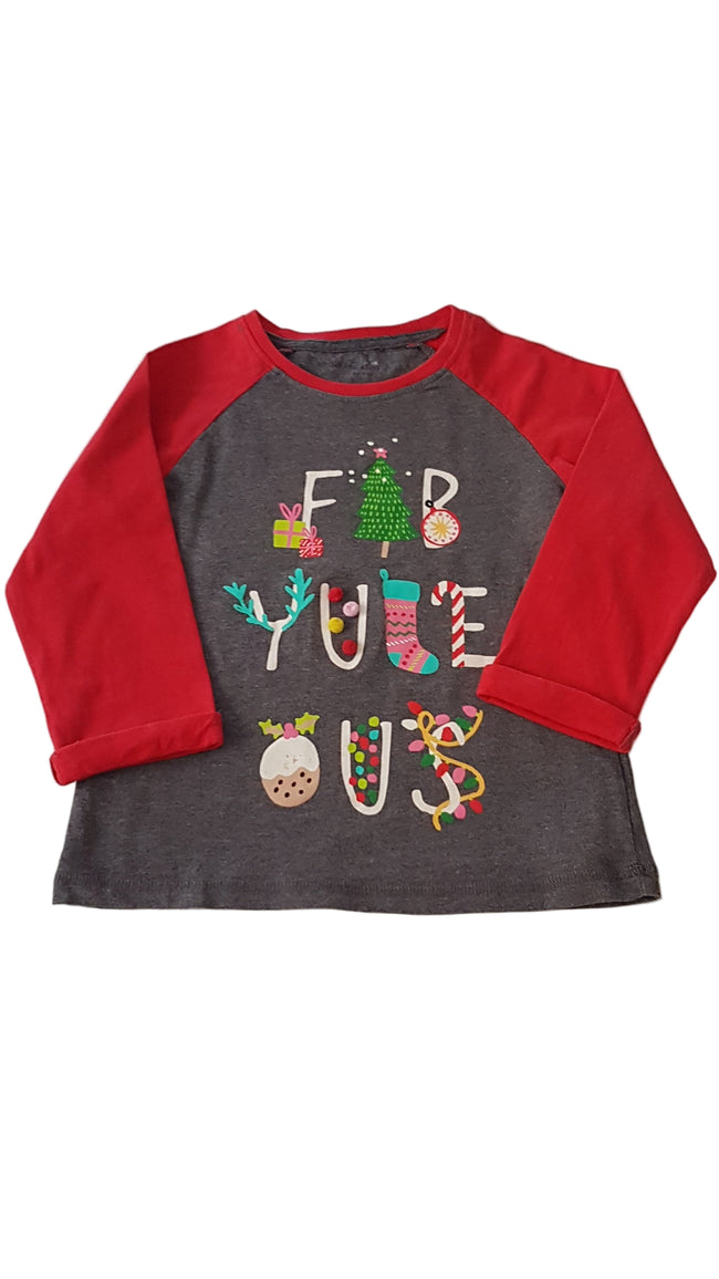 NEXT KARÁCSONYI MINTÁS KISLÁNY FELSŐ 110 Hover Image