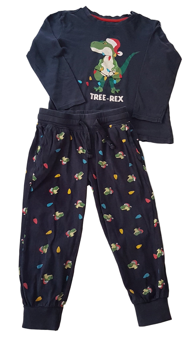 R.N.G. KARÁCSONYI, DINÓS KISFIÚ PIZSAMA  110-116 Hover Image