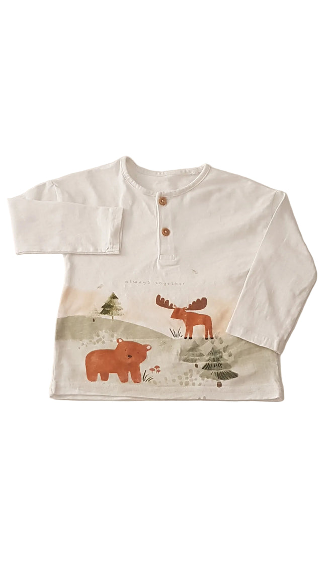 TU ÁLLATOS KISFIÚ FELSŐ 74-80 Hover Image