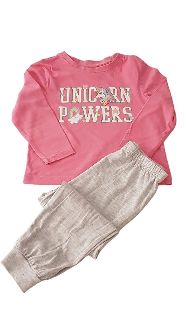 PRIMARK UNIKORNIS KISLÁNY PIZSAMA 92 Hover Image