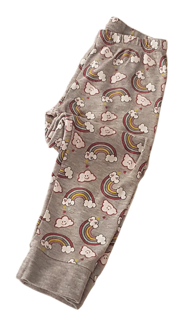 MINI CLUB  SZIVÁRVÁNYOS KISLÁNY PIZSAMA NADRÁG 104 Hover Image