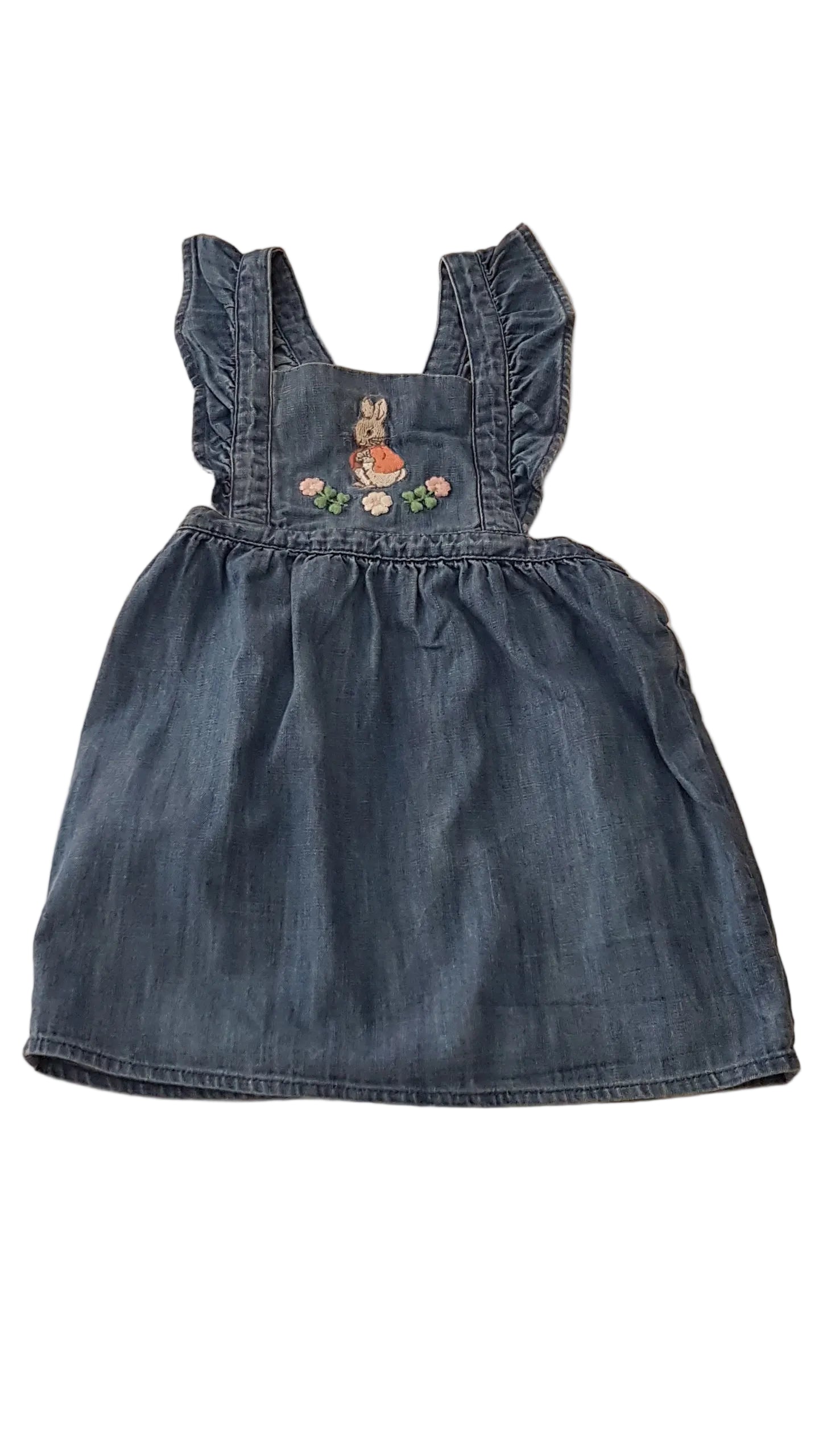 M&S PETER RABBIT KANTÁROS, PUHA FARMER KISLÁNY RUHA  80-86