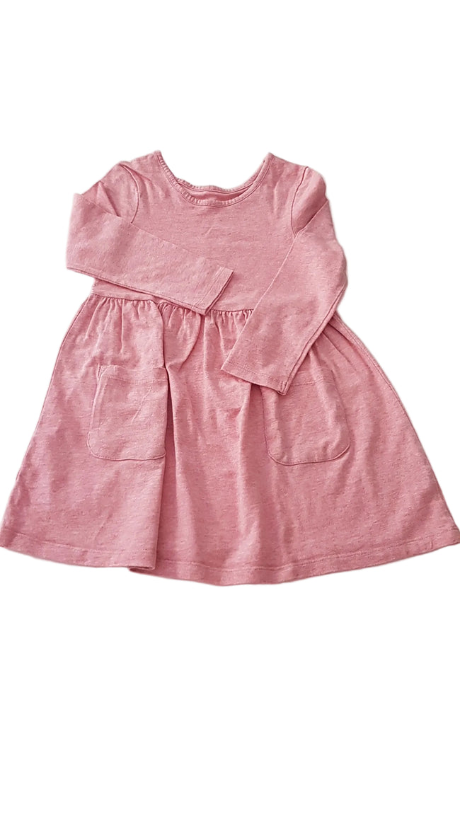 NUTMEG RÓZSASZÍN, PAMUT KISLÁNY RUHÁCSKA 98 Hover Image