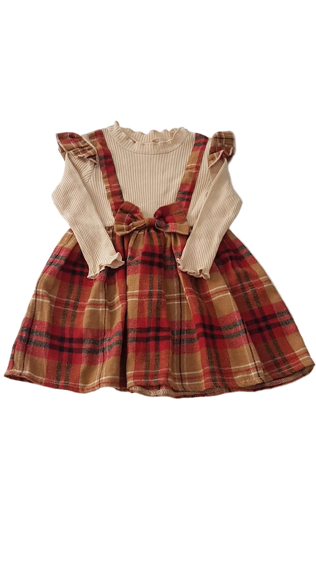 BASIC CSINI, KOCKÁS KISLÁNY RUHA 98 Hover Image