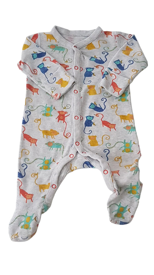 MOTHERCARE VIDÁM MAJMOS KISFIÚ RUGDALÓZÓ 62 Hover Image