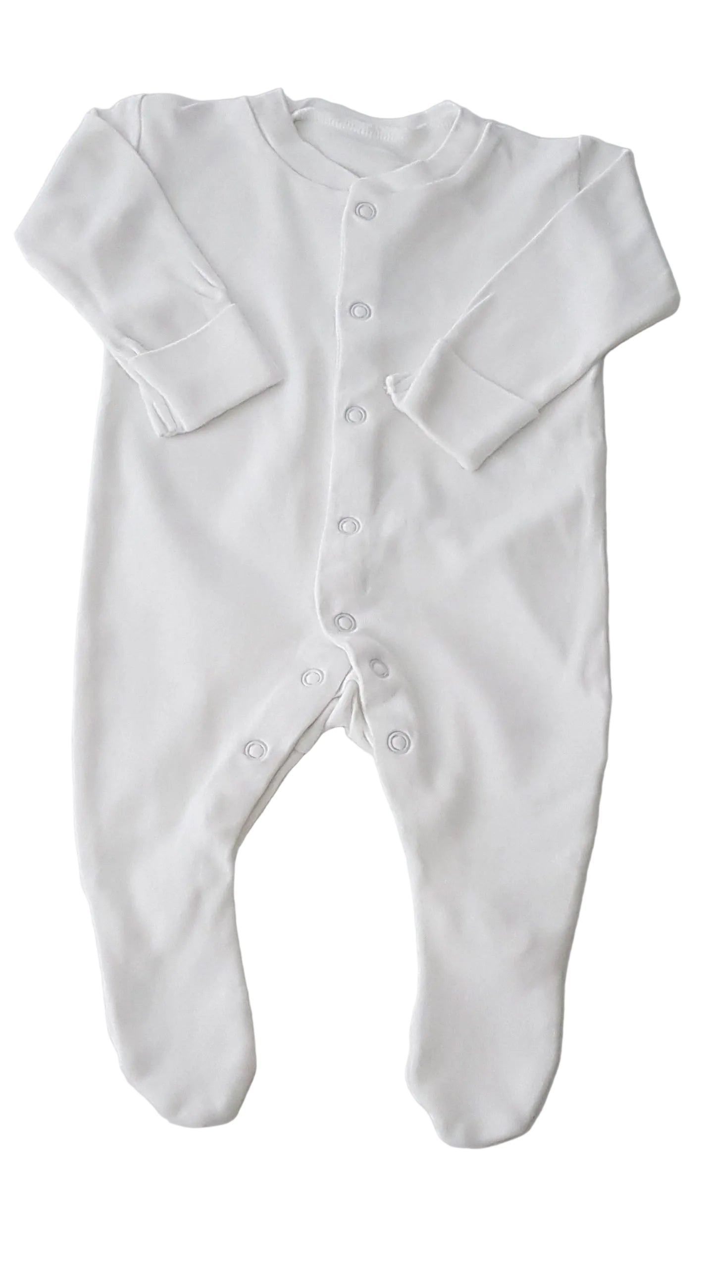 ÚJ TU FEHÉR SZÍNŰ, UNISEX PAMUT RUGDALÓZÓ 50