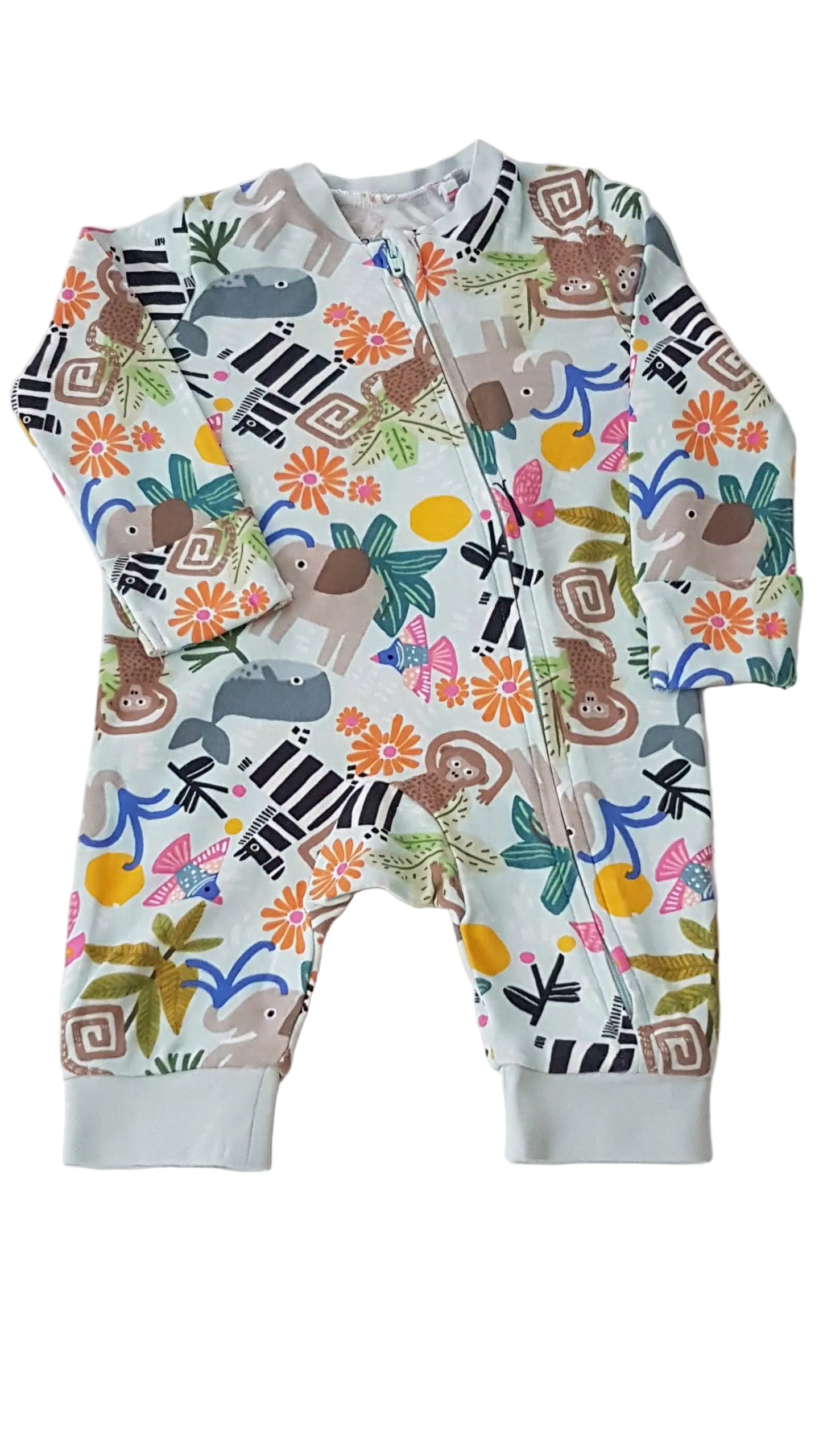 ÚJ TU SAFARI MINTÁS UNISEX RUGDALÓZÓ 56-62