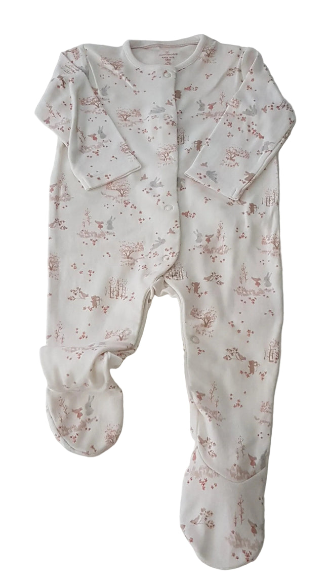 MOTHERCARE MADÁRKÁS-NYUSZIS KISLÁNY RUGDALÓZÓ 74 Hover Image