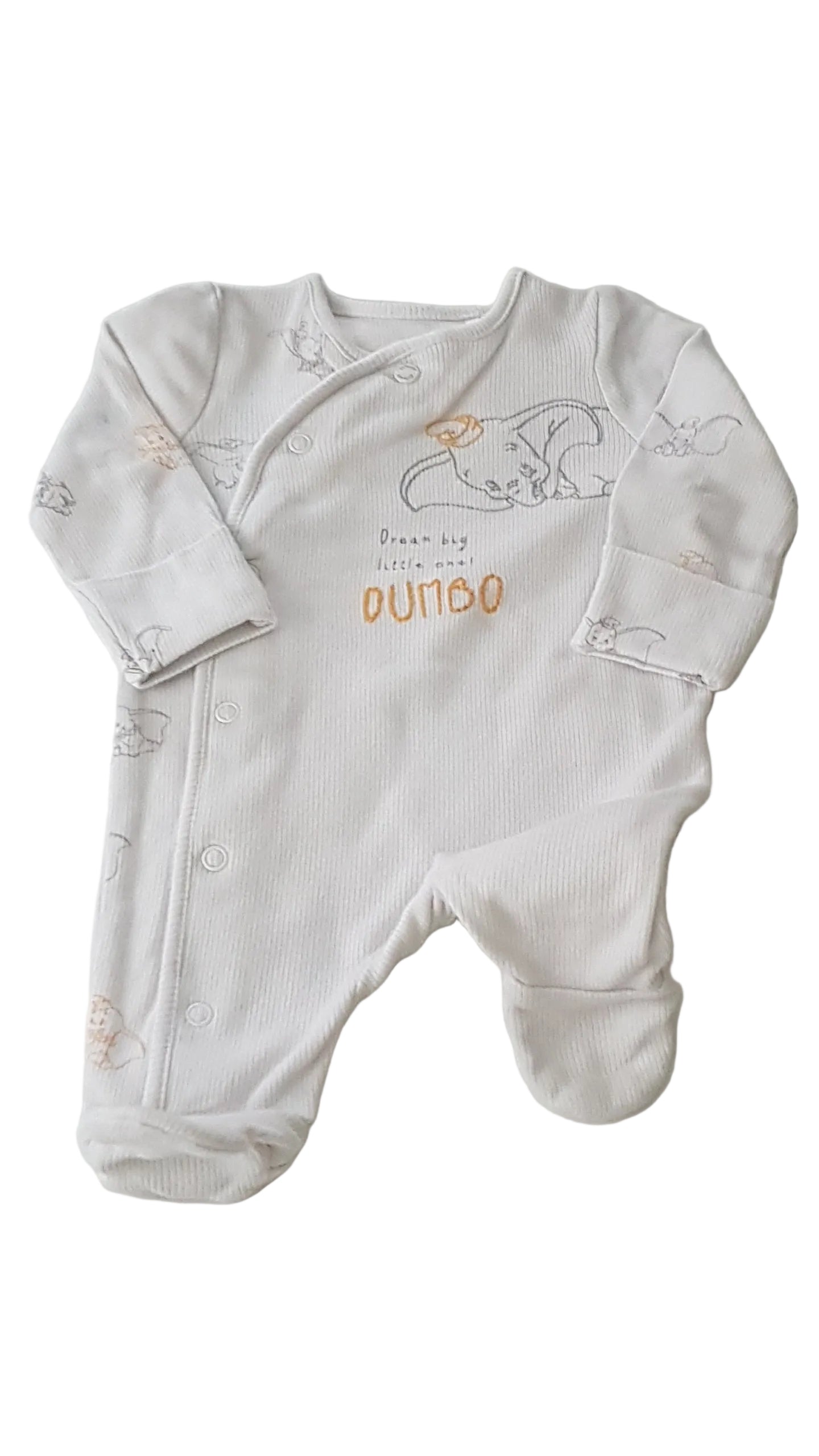 TU DISNEY DUMBO  BORDÁZOTT  UNISEX RUGDALÓZÓ 50-56