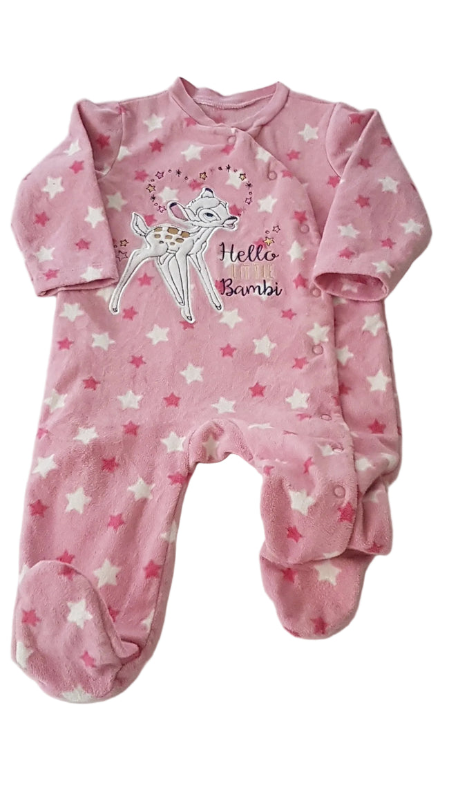 DISNEY BABY HELLO BAMBI KISLÁNY POLÁR  RUGDALÓZÓ 68-74 Hover Image