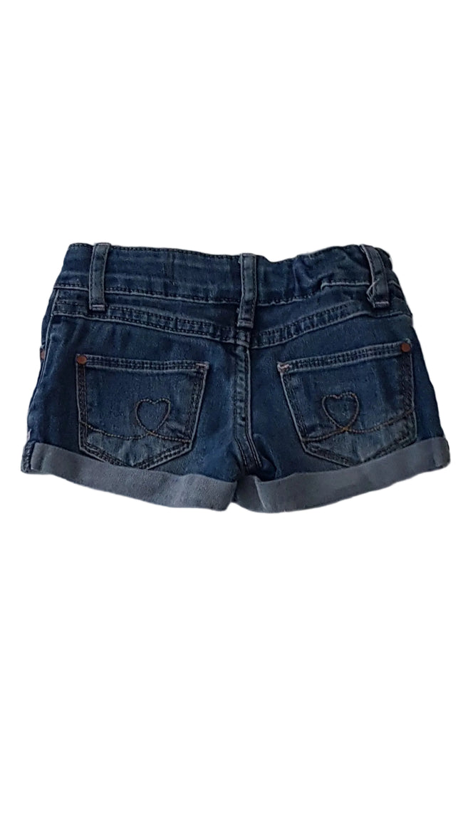 DENIM CO. PUHA FARMER  KISLÁNY RÖVIDNADRÁG  ÁLLÍTHATÓ GUMIS DERÉKRÉSSZEL 92 Main Image