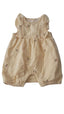 F&F CITROMSÁRGA, HÍMZETT VIRÁGOS KISLÁNY PLAYSUIT 80