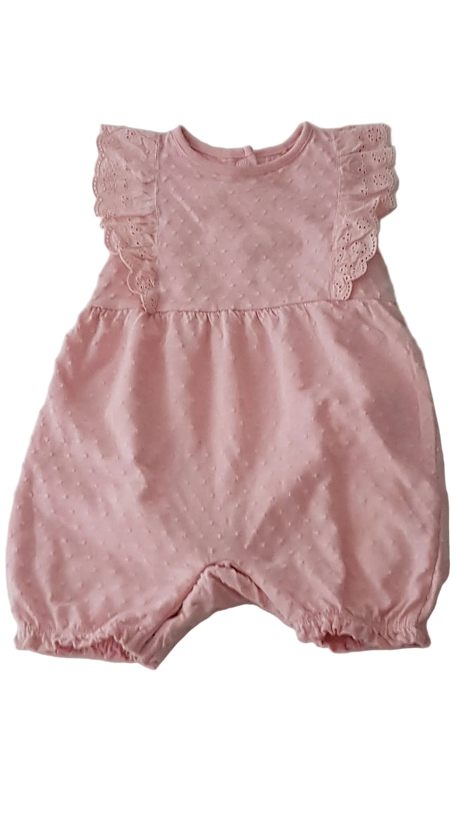F&F PINK , MADEIRÁS KISLÁNY PLAYSUIT 80 Hover Image