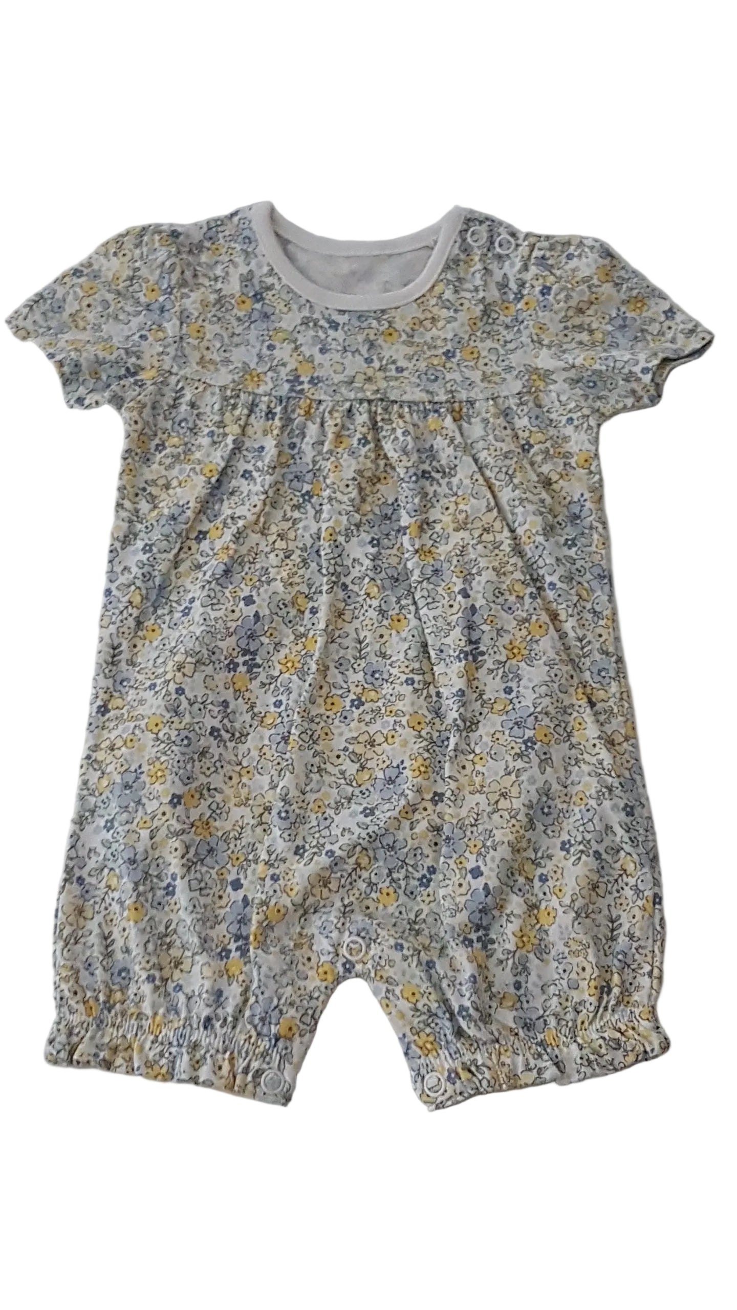 ÚJ TU KÉK-SÁRGA, APRÓ VIRÁGOS KISLÁNY NAPOZÓ  62