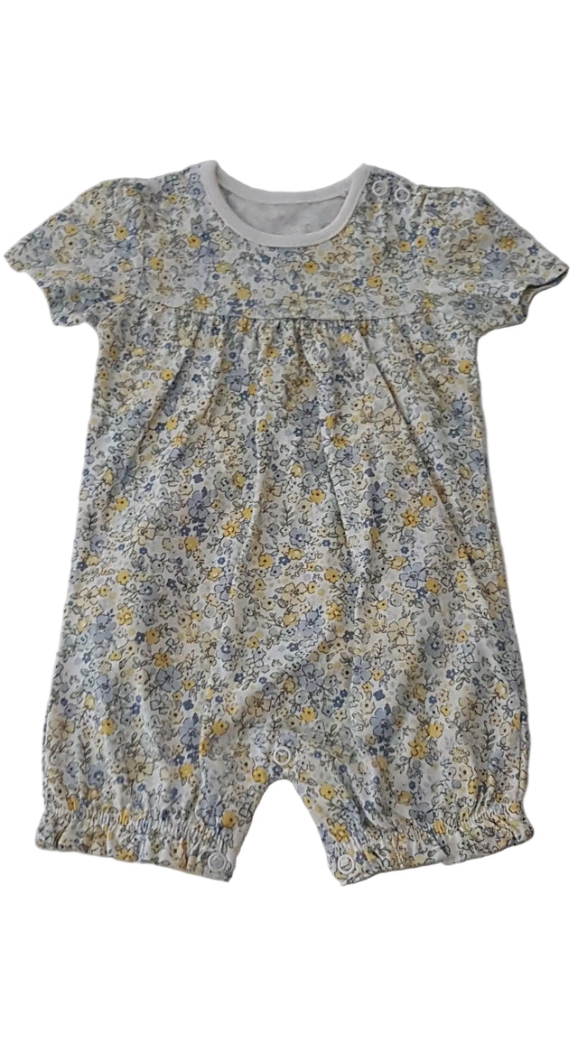 ÚJ TU KÉK-SÁRGA, APRÓ VIRÁGOS KISLÁNY NAPOZÓ  62 Hover Image