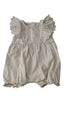ÚJ EKRÜ SZÍNŰ , MADEIRÁS KISLÁNY PLAYSUIT 62