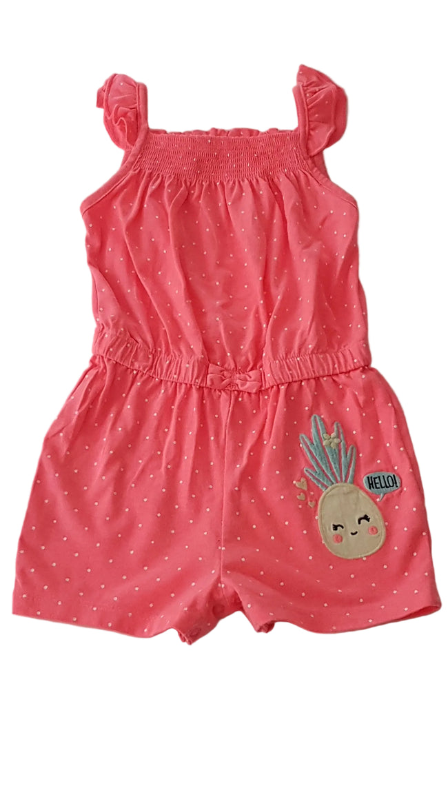 PRIMARK NEON SZÍNŰ , ANANÁSZOS KISLÁNY PLAYSUIT 92 Hover Image