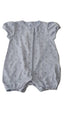 ÚJ VILÁGOSKÉK-VIRÁGOS KISLÁNY PLAYSUIT 62