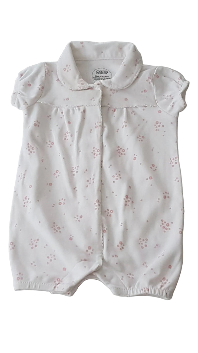 MAMAS&PAPAS RÓZSASZÍN APRÓ VIRÁGOS KISLÁNY PLAYSUIT 62 Hover Image