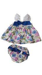 SPANISH DESIGNER GYÖNYÖRŰ  ALKALMI KISLÁNY RUHA 80-86