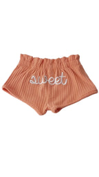 ÚJ BASIC   SWEET FELIRATOS KISLÁNY RÖVIDNADRÁG 56-62